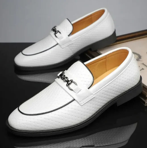 Mocassins classiques  effet cuir pour hommes