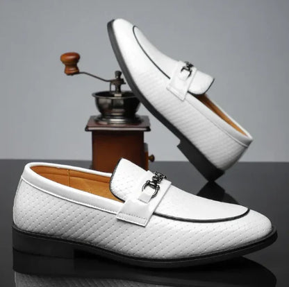Mocassins classiques  effet cuir pour hommes