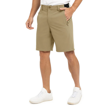Short de golf décontracté léger, extensible et à séchage rapide pour homme