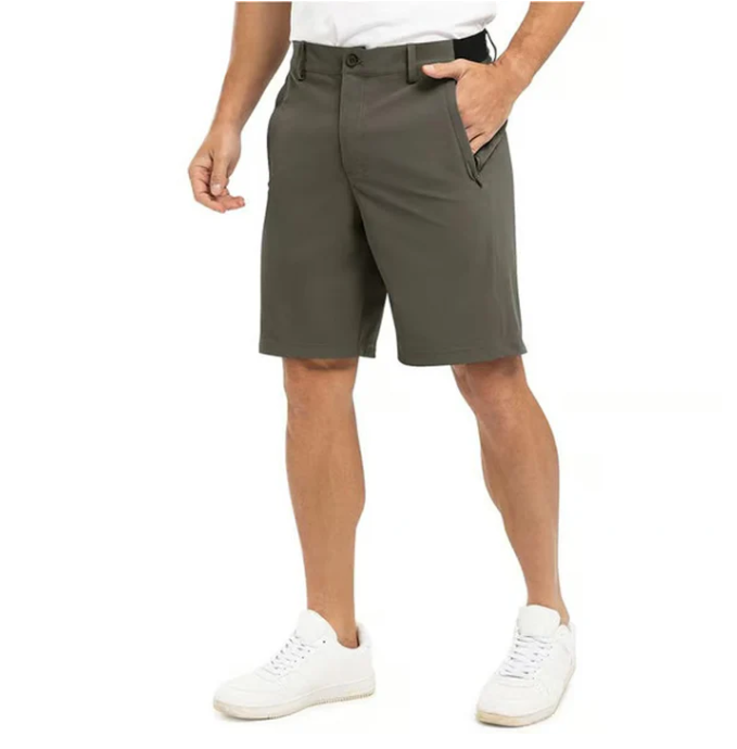 Short de golf décontracté léger, extensible et à séchage rapide pour homme