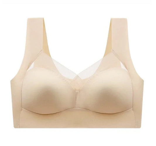 Ensemble de soutien-gorge push-up sans coutures et sans armatures pour femmes