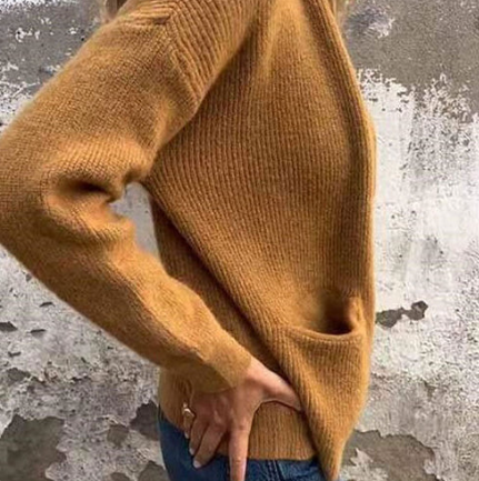 Veste en maille zippée et confortable pour femme avec poches