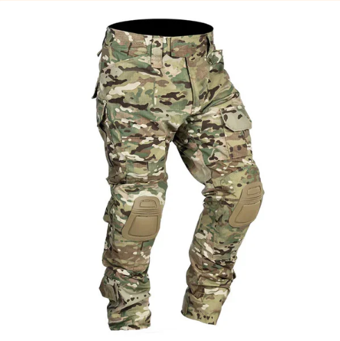 Pantalon cargo renforcé pour homme avec protections amovibles aux genoux
