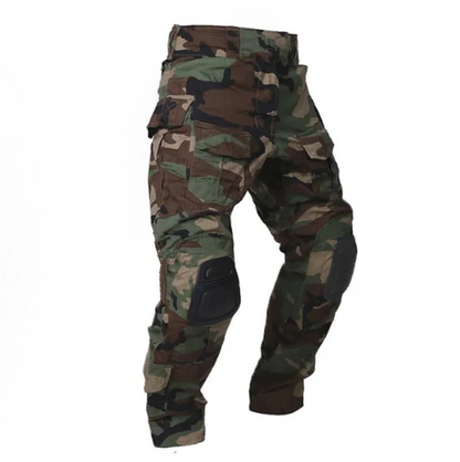 Pantalon cargo renforcé pour homme avec protections amovibles aux genoux