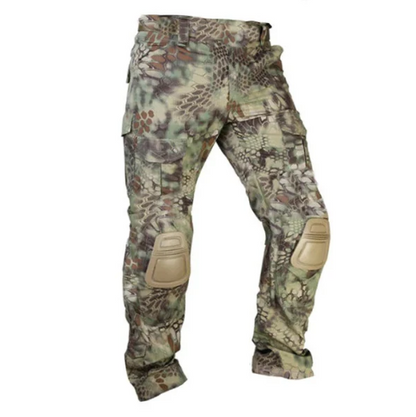 Pantalon cargo renforcé pour homme avec protections amovibles aux genoux