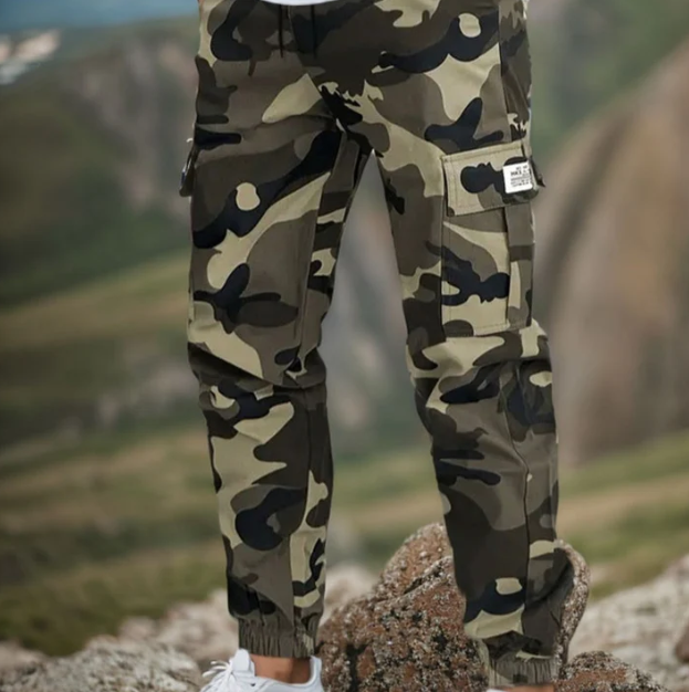 Pantalon utilitaire robuste multipoches pour homme