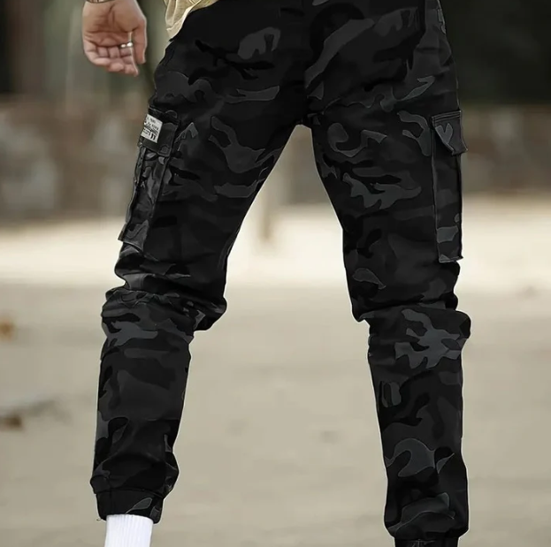 Pantalon utilitaire robuste multipoches pour homme