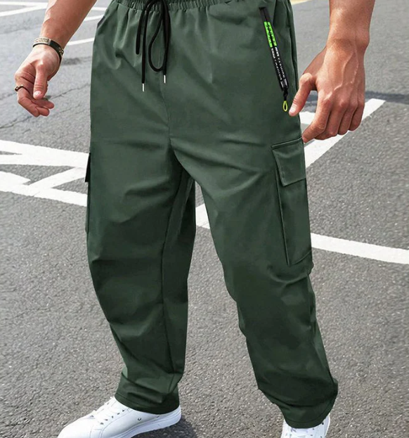 Pantalon cargo multipoches léger pour homme