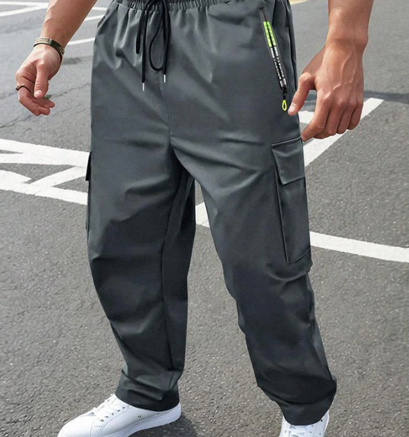 Pantalon cargo multipoches léger pour homme