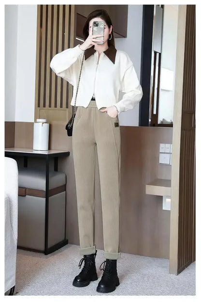 Pantalon Thermique Taille Haute Femme