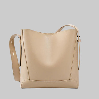 Sac Bandoulière Grande Capacité en Effet Cuir Souple pour Femme
