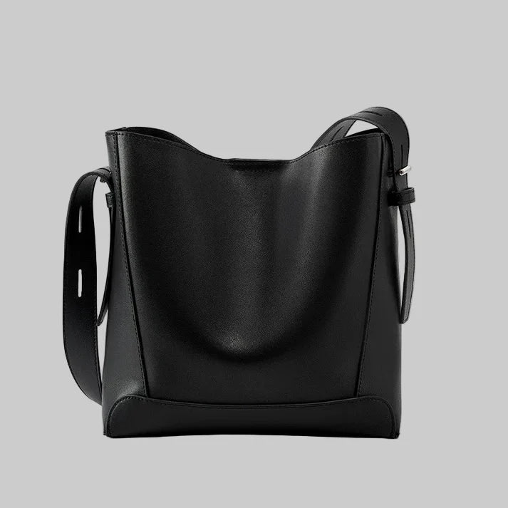 Sac Bandoulière Grande Capacité en Effet Cuir Souple pour Femme