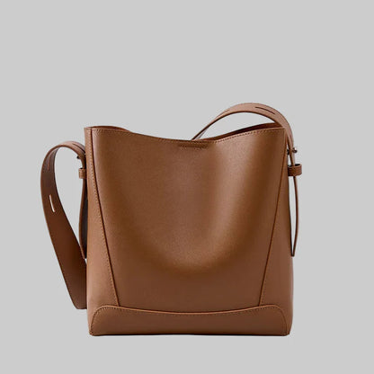 Sac Bandoulière Grande Capacité en Effet Cuir Souple pour Femme
