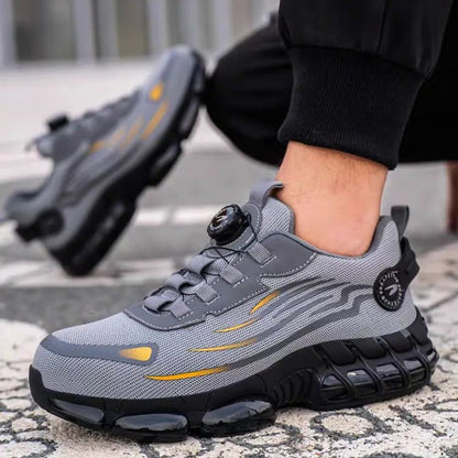 Chaussures de sécurité de travail pour hommes résistantes aux chocs et aux perforations