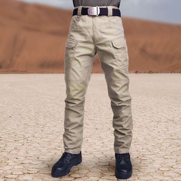 Pantalon cargo tactique extensible pour homme avec poches utilitaires