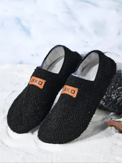 Pantoufles d'intérieur confortables en coton chaud pour femmes