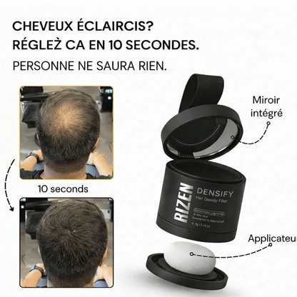Poudre correctrice de densité capillaire pour hommes avec applicateur