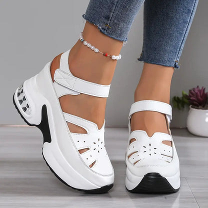 Sandales rembourrées confortables pour femmes, pour un usage quotidien
