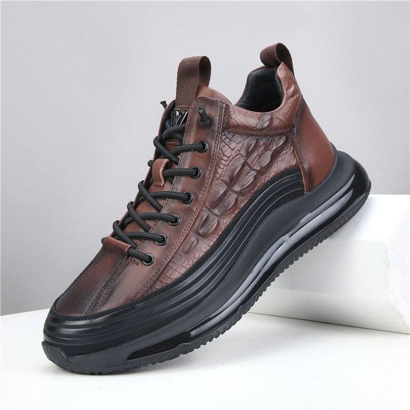 Chaussures Décontractées Homme effet cuir avec coussin d’air