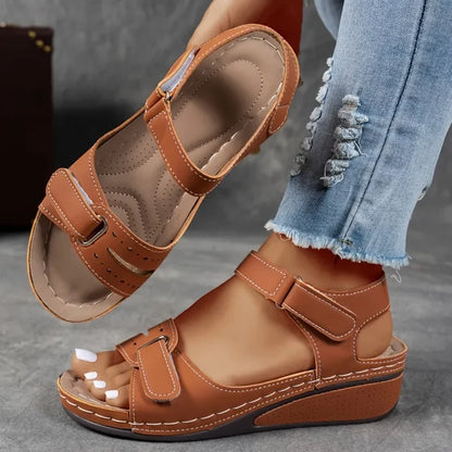 Sandales Compensées de Maintien pour Femme
