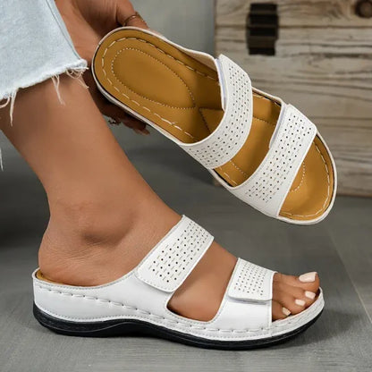 Sandales compensées respirantes et confortables pour femmes