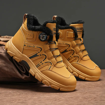 Chaussures de travail d'hiver résistantes à l’eau pour hommes
