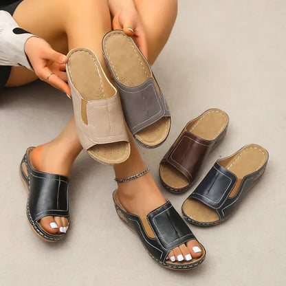 Sandales plates confortables pour femmes