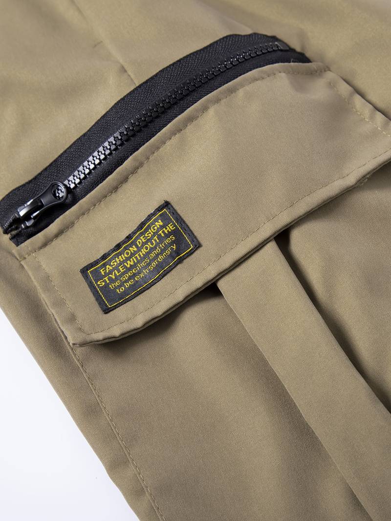 Pantalon cargo multipoches coupe décontractée pour homme