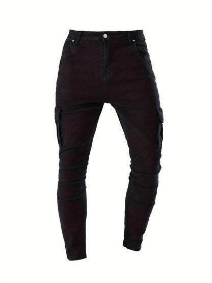 Jeans cargo slim pour homme