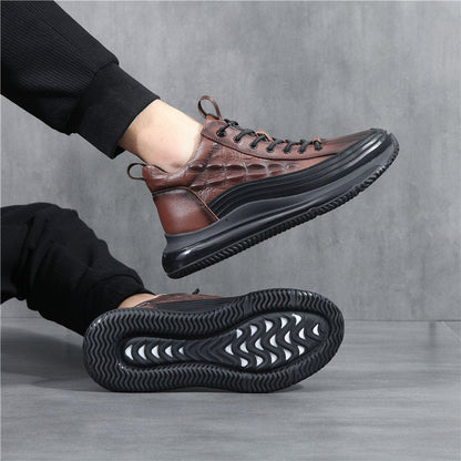 Chaussures Décontractées Homme effet cuir avec coussin d’air