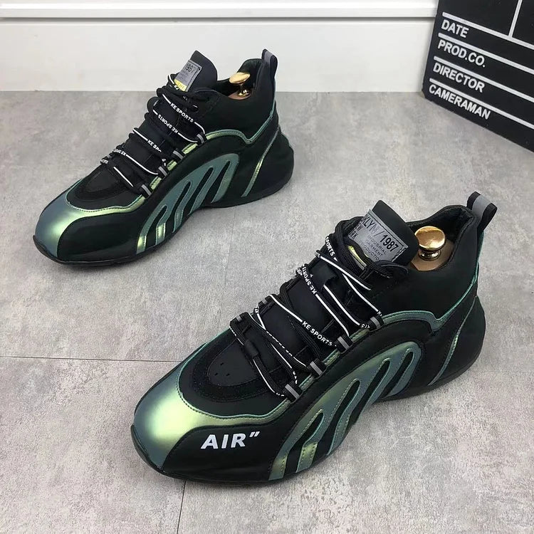 Chaussures de course respirantes à semelle souple pour hommes