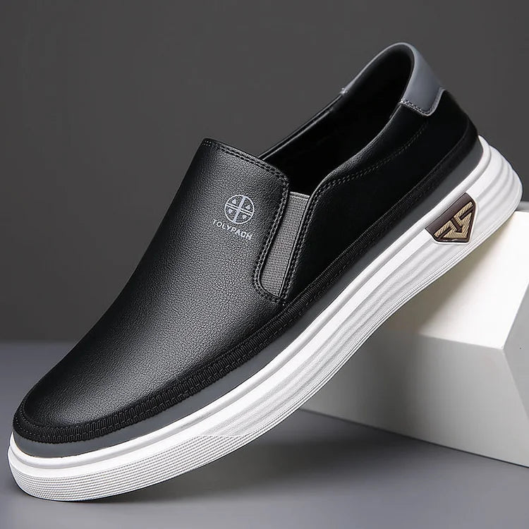 Mocassins pour hommes effet cuir italien