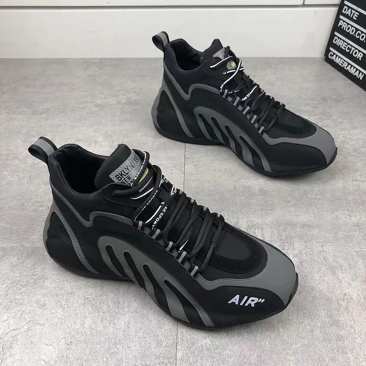 Chaussures de course respirantes à semelle souple pour hommes