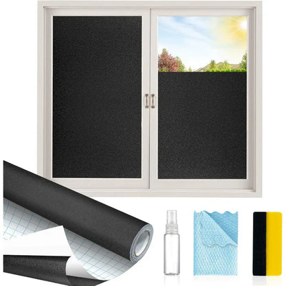 Film réfléchissant unidirectionnel pour vitres avec kit d'installation à faire soi-même