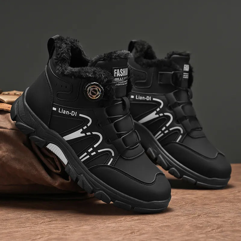 Chaussures de travail d'hiver résistantes à l’eau pour hommes