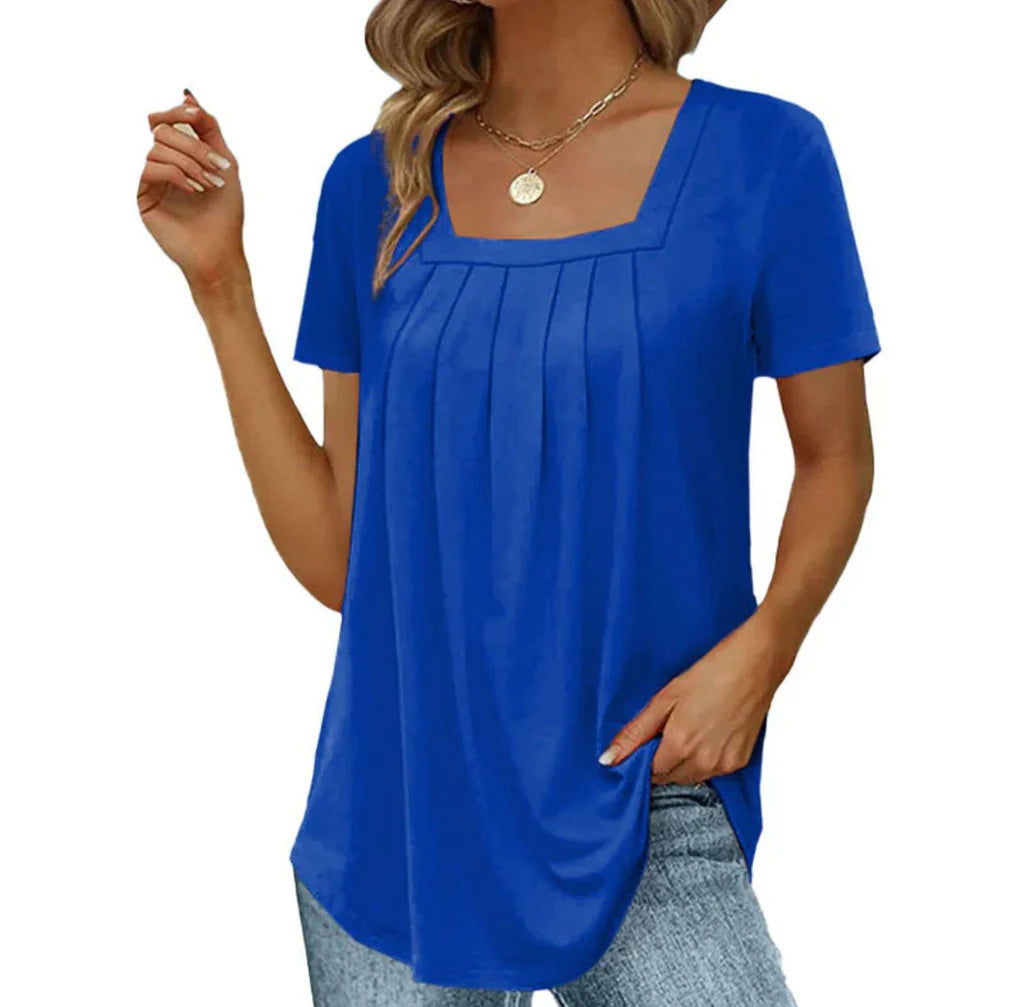 CHEMISE PLISSÉE POUR FEMME