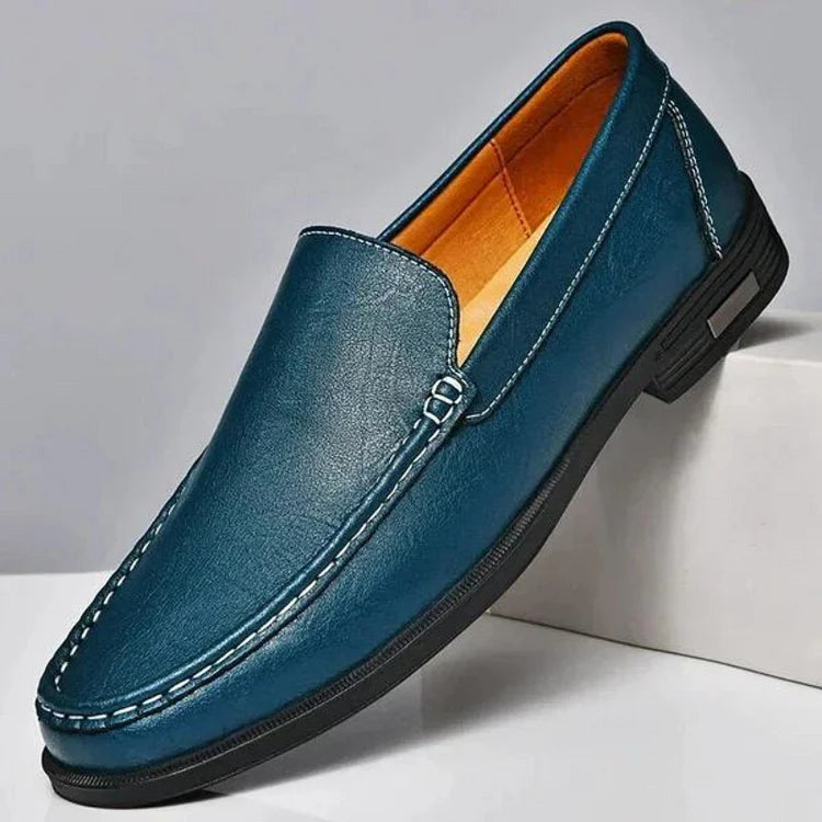 Mocassins pour hommes effet cuir italien