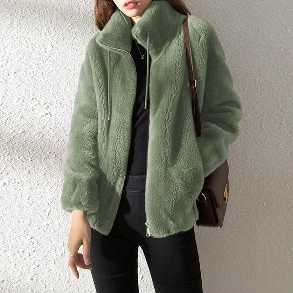 🔥Manteau rembourré Veste polaire double face à col montant