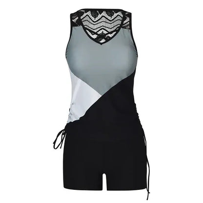 Ensemble Maillot de Bain Tankini Imprimé pour Femme
