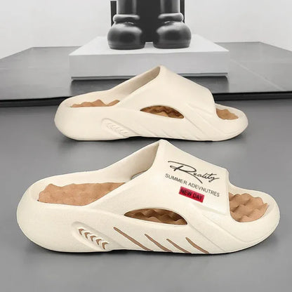 Claquettes Confort Nuage à Semelle Épaisse pour Homme