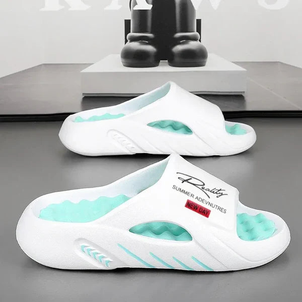 Claquettes Confort Nuage à Semelle Épaisse pour Homme