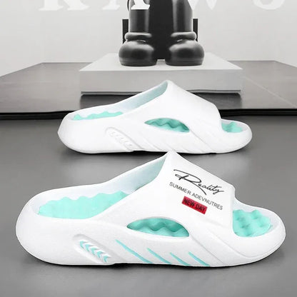 Claquettes Confort Nuage à Semelle Épaisse pour Homme