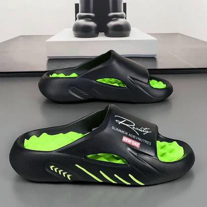 Claquettes Confort Nuage à Semelle Épaisse pour Homme