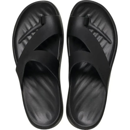 Sandales Mules Compensées avec Passant d'Orteil