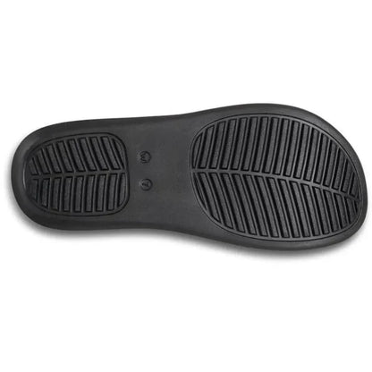 Sandales Mules Compensées avec Passant d'Orteil
