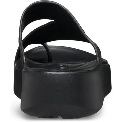 Sandales Mules Compensées avec Passant d'Orteil