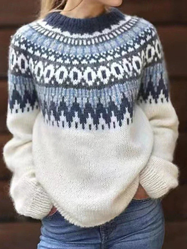 Pull en maille confortable et élégant pour femme