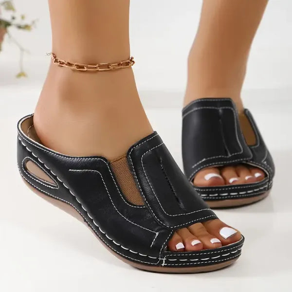 Sandales plates confortables pour femmes