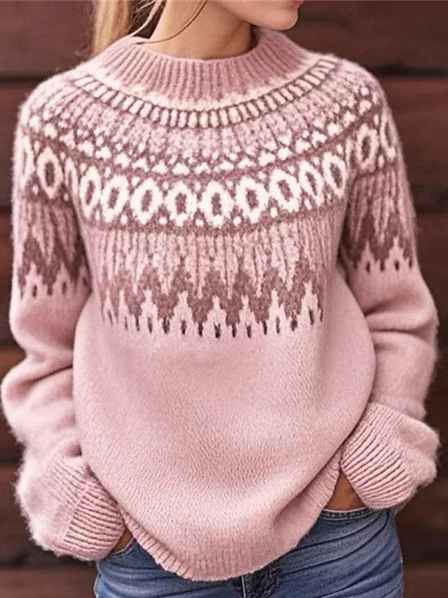 Pull en maille confortable et élégant pour femme