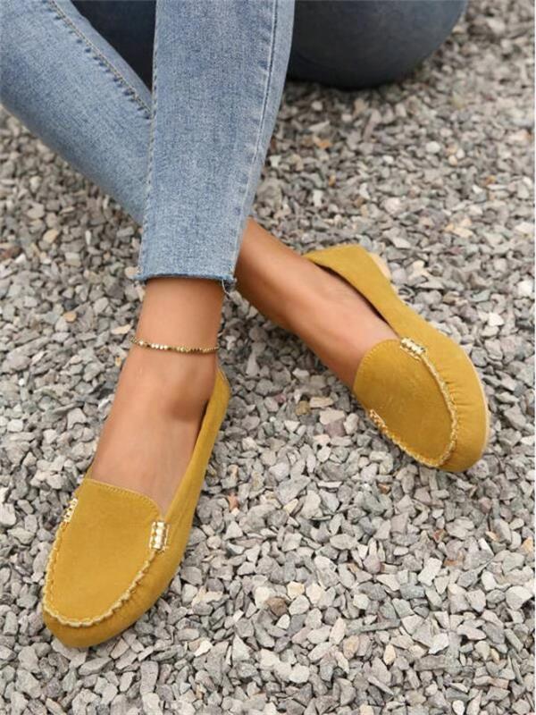 Mocassins à enfiler pour femmes – Ballerines et mocassins décontractés